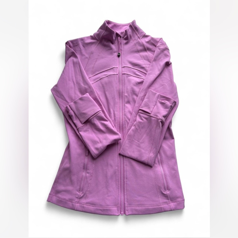 Lululemon Athletica Purple Ski Jacket with Stand-Up Collar
